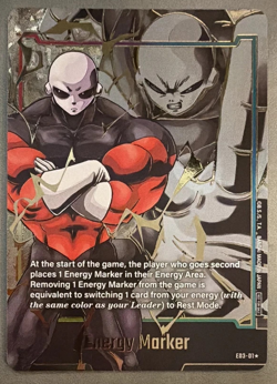 Dragon Ball Super Card Game Jiren E03-01 Energy Marker English Gold - Image 1