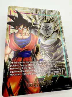 Dragon Ball Super Card Game Fusion World Gold Energy Marker E03-02 Son Goku NM - Image 2