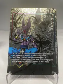 Bandai Dragon Ball Super Card Game Energy Marker Beerus E01-06 Foil Eng - Image 2