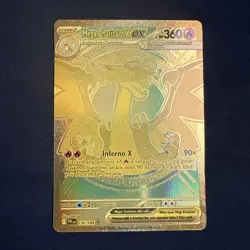 Mega Charizard X EX Hyper Rare 130/094 Phantasmal Flames Pokemon TCG NM - Image 1