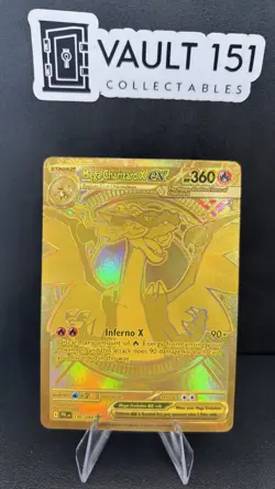 Mega Charizard X ex 130/094 Pokemon Phantasmal Flames Mega Hyper Rare NM - Image 1