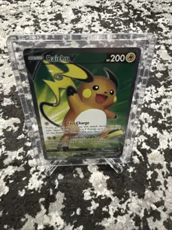 NM Raichu V 158/172 Brilliant Stars Ultra Rare Pokemon - Image 1