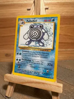 Pokemon Base Set Uncommon Poliwhirl #038/102 Lightly played - Image 1
