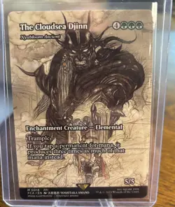 The Cloudsea Djinn - Nyxbloom Ancient (Showcase) #16 NM Final Fantasy Magic MTG - Image 1
