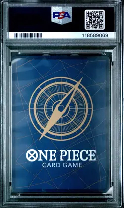 2025 ONE PIECE OP10-ROYAL BLOOD SPECIAL ALTERNATE ART CHARLOTTE FLAMPE PSA 10 - Image 2