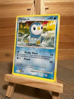 Pokemon Platinum Common Piplup #85/127 Lightly played - Image 1
