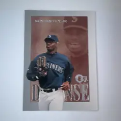 Fleer/SkyBox E-XL Defense Insert Ken Griffey Jr 4/10 Seattle Mariners - Image 1