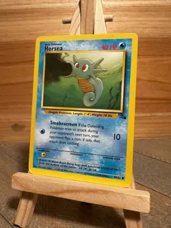 Pokemon Fossil Common Horsea #49/62 Lightly played - Image 1