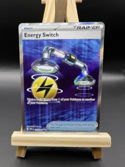 Energy Switch 107/084 Ultra Rare Pitch Black Pokemon Holo Near Mint - Image 1