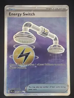 Energy Switch 107/084 Ultra Rare Pitch Black Pokemon Holo Near Mint - Image 1