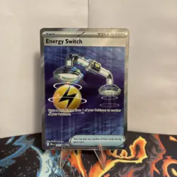 Energy Switch 107/084 Ultra Rare Pitch Black Pokemon Holo Near Mint - Image 1
