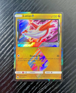 Latias Prism Star 107/168 SM Celestial Storm Prism Rare Holo Pokemon TCG - Image 1