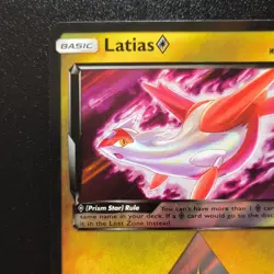 Pokemon Latias Prism Star 107/168 SM Celestial Storm Rare Holo English VLP-NM - Image 3