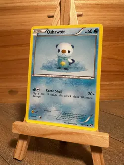 Pokemon Black and White Common Oshawott #28/114 Lightly played - Image 1