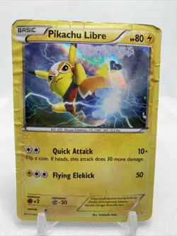 Pikachu Libre (30 - Holo) 30/30 XY Trainer Kit: Pikachu Libre & Suicune Holo DMG - Image 1