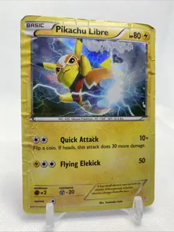 Pikachu Libre (30 - Holo) 30/30 XY Trainer Kit: Pikachu Libre & Suicune Holo DMG - Image 2