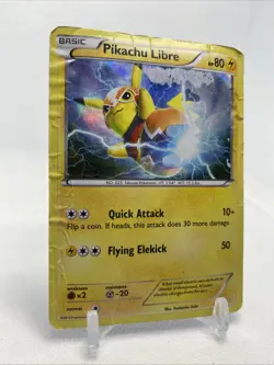 Pikachu Libre (30 - Holo) 30/30 XY Trainer Kit: Pikachu Libre & Suicune Holo DMG - Image 3