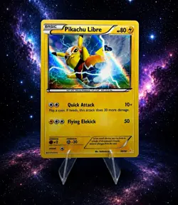 Pikachu Libre 30/30 Holo XY Trainer Kit Pikachu Libre & Suicune English 80 HP - Image 1