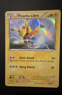 Pikachu Libre (30 - Holo) 30/30 XY Trainer Kit: Pikachu Libre & Suicune Holo - Image 1