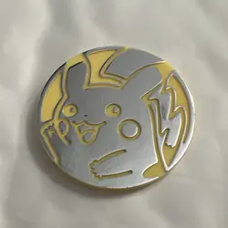 Pokemon Pikachu Vintage Rare Yellow Coin - Image 1
