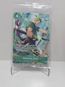 One Piece TCG Roronoa Zoro P-114 Convention Exclusive Promo Card Sealed English - Image 1