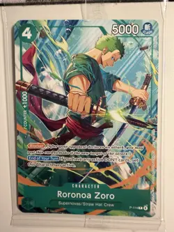 One Piece TCG Roronoa Zoro P-114 Convention Exclusive Promo Card Sealed English - Image 1