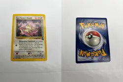 Team Rocket's Meowth 18 Promo Wizards Black Star Promos Pokemon NM - Image 1