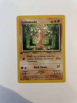 Sudowoodo - Neo Genesis 77/111 1st Edition Pokemon TCG Common - Image 1