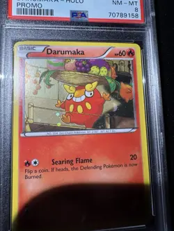 PSA 8 Darumaka Cosmos Holo Foil NM-MINT Promo 2011 B&W - BW18 - Pokemon Card TCG - Image 3