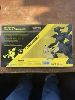 Nintendo Pokemon TCG Pikachu and Zekrom-GX Tag Team Premium Collection Sealed - Image 2