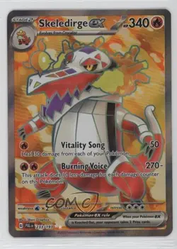 Skeledirge ex Ultra Rare Pokemon SV02: Paldea Evolved #233 - Image 1