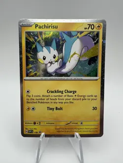 Pokemon Scarlet & Violet Promos Pachirisu #158 Black Star Promo Pokemon TCG NM - Image 1