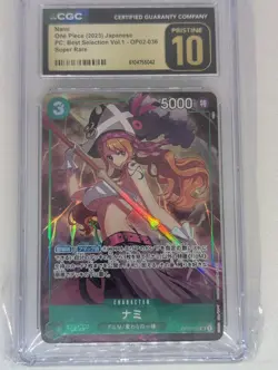 Nami Premium Collection Best Selection Vol. 1 OP02-036 One Piece CGC Pristine 10 - Image 1