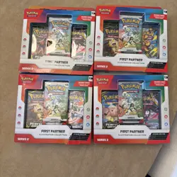 Pokemon First Partner - Series 2 Illustration Collection LOT OF 4 - Image 1