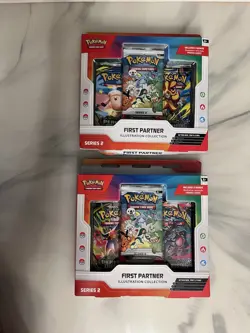 Lot Of 2 Pokemon First Partner Illustration Collection Series 2 Sealed (NIB) - Image 1