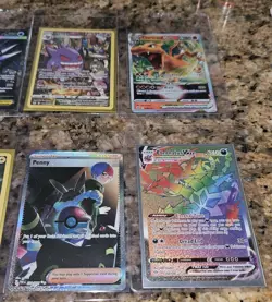 8 Card Premium Pokemon TCG Lot - Pikachu Gengar Snorlax Charizard MORE - Image 3