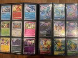 Pokemon 207 Card Binder Collection Lot NM V Ex Vmax VStar Eevee Huge Nice Gift - Image 1