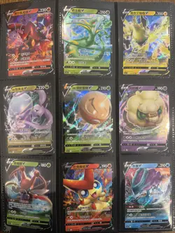 Pokemon 207 Card Binder Collection Lot NM V Ex Vmax VStar Eevee Huge Nice Gift - Image 2