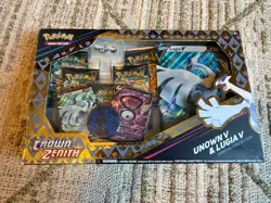 Pokemon TCG Crown Zenith Lugia V & Unown V Special Collection - Sealed - Image 1