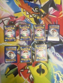 Pokemon TCG 7 Card Shiny Pokemon Lot ENG & JP Paldean Fates Shiny Treasure ex - Image 2