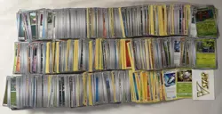 570 Pokemon TCG Card Fresh Pack Bulk Lot Common Uncommon Holos - Image 1