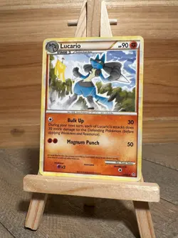Pokemon Unleashed Rare Lucario #19/95 Lightly played - Image 1