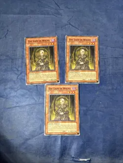3x YUGIOH TCG THE LADY IN WIGHT LODT-EN038 COMMON 1ST EDITION Lp - Image 1