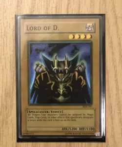 Yugioh Lord of D. SDK-041 Holographic Foil Super Faded - Image 1