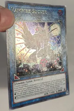 Yugioh TCG Vampire Sucker FLOD-EN050 Secret Rare Unlimited MP - Image 2