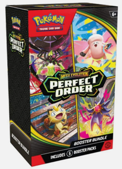 Perfect Order Mega Evolution Pokemon TCG Sealed Booster Bundle 6 Packs - Image 1