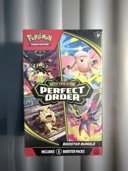 Pokemon TCG Mega Evolution Perfect Order Booster Bundle (6 Packs) New & Sealed ✨ - Image 1
