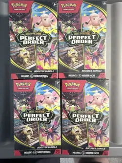 Pokemon TCG Mega Evolution Perfect Order Booster Bundle (6 Packs) New & Sealed ✨ - Image 2