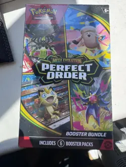 Pokemon TCG: Mega Evolution Perfect Order Booster Bundle (6 Packs) - Image 1