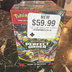 Pokemon TCG: Mega Evolution-Perfect Order Booster Bundle (6 Packs) New Sealed! - Image 2
